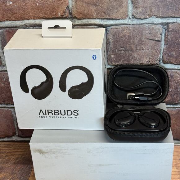 AIRBUDS True Wireless Sport Bluetooth Ear Bud Headphones w/ Charge Case - Picture 8 of 13